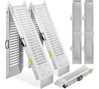 MONZANA® Lot de 2 rampes de Chargement Pliables en Acier galvanisé Charge Max. 200 kg par Rampe Surface antidérapante