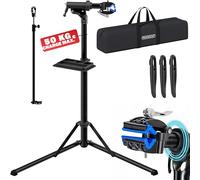 MONZANA® Pied d'atelier vélo Pliable 30/50kg réglable Hauteur Sac de Transport raccord Rapide Pied de réparation VTT Support vélo électrique