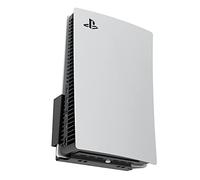 Monzlteck Support mural pour PS5 (disque et numérique), entièrement métallique à suspendre au mur, économiseur d'espace, facile à installer (noir)