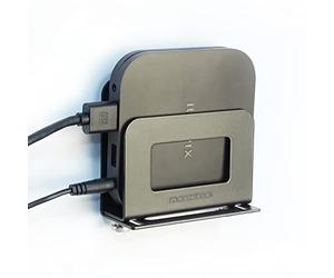 Monzlteck Support Mural réglable pour Petits appareils Apple TV, ROKU, routeur, Modem et Autres lecteurs multimédias