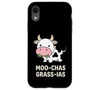 Moo-chas Grass-ias Vache Mignonne Meme Brainrot Coque pour iPhone XR