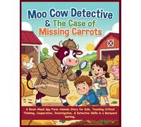 Moo Cow Detective & The Case of Missing Carrots: A Read-Aloud Spy Farm Animals Story for Kids, Teaching Critical Thinking, Cooperation, Investigation, & Detective Skills in a Barnyard Setting