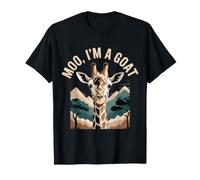 Moo, I'm A Goat Animal Puns Farm Barnyard Fun - T-Shirt