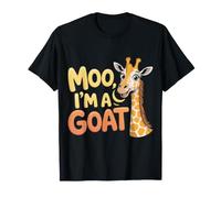 Moo, I'm A Goat Animal Puns Farm Barnyard Fun ||- T-Shirt