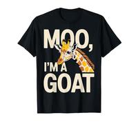 Moo, I'm A Goat Animal Puns Farm Barnyard Fun - T-Shirt