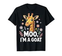 Moo, I'm A Goat Animal Puns Farm Barnyard Fun |- T-Shirt