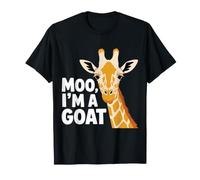 Moo, I'm A Goat Animal Puns Farm Barnyard Fun - T-Shirt