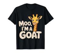 Moo, I'm A Goat Animal Puns Farm Barnyard Fun |- T-Shirt