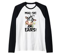 Moo-Sic à Mes Oreilles Manche Raglan