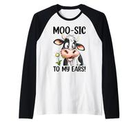Moo-Sic à Mes Oreilles Manche Raglan
