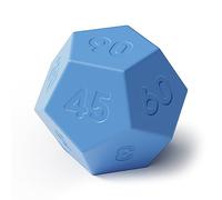 Mooas Dodecagon Mini minuteur Rechargeable avec Boule de Temps, Bleu, 11 Temps prédéfinis, productivité de Bureau Pomodoro avec Son/Vibration/Mute, TDAH, entraînement, étude, Cuisine