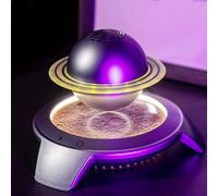 MOOCCI Enceintes magnétiques en lévitation Bluetooth sans fil - Haut-parleurs flottants - Cratère lumineux - Son Saturne