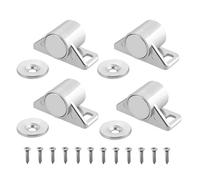 Mooche 4 Pièces aimant porte placard, 3.6 CM aimant de porte Magnétique Fermeture de Porte Peatique, Loquet de Porte Magnétique Aimant Meuble Fermeture pour Tiroir, Meuble, Armoire, Cabinet, Chrome