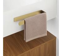 Mooche Porte Serviette Salle de Bain, Longueur 22.5 CM, Barres Porte-Serviettes Support Mural, en Acier Inoxydable, Porte Serviette de Bain Antirouille et Durable, Doré