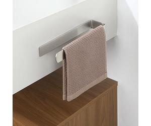 Mooche Porte Serviette Salle de Bain, Longueur 22.5 CM, Barres Porte-Serviettes Support Mural, en Acier Inoxydable, Porte Serviette de Bain Antirouille et Durable, Brossé
