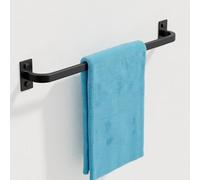 Mooche Porte Serviette Salle de Bain, Mural Porte-Serviettes de Salle de Bain en 304 Acier Inoxydable, Longueur 40CM, Pratique et Robuste, Noir Mat