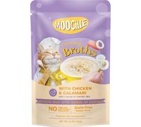 MOOCHIE Bouillons crémeux au poulet et aux calamars sans céréales 40 g