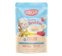 MOOCHIE Bouillons crémeux au thon et aux pétoncles sans céréales 40 g