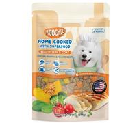 MOOCHIE HOME COOKED Beauté Peau et Pelage - Poulet, Potiron et Tomate 255g pour chiens (recette avec poulet, potiron et tomates)