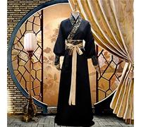 MOOCO MORNING Costume chinois ancien de style national pour homme - Tenue de déguisement de héros pour photographie, performance courte - Costume Hanfu