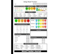 Mood Tracker Journal: Daily Mental Health & Wellness Diary With Prompts | Self Care and Self Love Workbook for Women, Teens and Adults | Daily Mood Tracker Journal