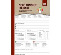 Mood Tracker Journal: Daily Mood Notebook & Wellness Diary with Prompts | Mental Health Diary