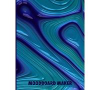 Moodboard maker: Notebook with 25 template for mind map, followed by 3 pages of boxes and 2 additional pages- dot grid and isometric. Sketch with pen, ... or collage for projects. Grow your portfolio!