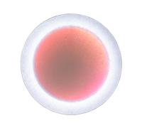 MoodMoon Round 85 Applique Murale Blanc/ Rouge