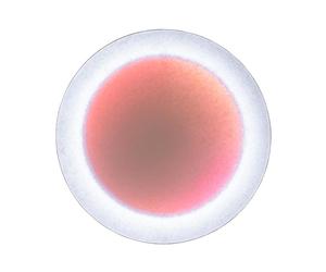 MoodMoon Round 85 Applique Murale Blanc/ Rouge