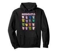 Moodolotls Axolotl Tableau d'humeur Animal Mignon émotion Kawaii Sweat à Capuche