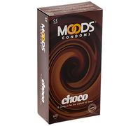 MOODS Choco Lot de 12 préservatifs au goût chocolat pour les amateurs de plaisir