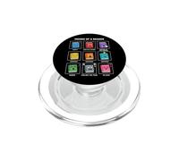 Moods of a Reader Bibliophile Grille de Lecture drôle pour Rat de bibliothèque PopSockets PopGrip pour MagSafe