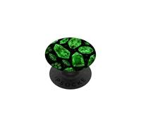 Moody Aquarelle en Cristal Vert foncé PopSockets PopGrip Adhésif