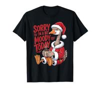 Moody Goose Costume de Père Noël Café Humour Art T-Shirt