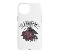 Moody Moth Bloom & Doom Gothique Élégance Style Vintage Coque pour iPhone 15 Plus
