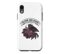 Moody Moth Bloom & Doom Gothique Élégance Style Vintage Coque pour iPhone XR