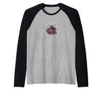 Moody Moth Bloom & Doom Gothique Élégance Style Vintage Manche Raglan