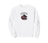 Moody Moth Bloom & Doom Gothique Élégance Style Vintage Sweatshirt