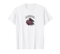 Moody Moth Bloom & Doom Gothique Élégance Style Vintage T-Shirt