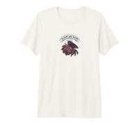 Moody Moth Bloom & Doom Gothique Élégance Style Vintage T-Shirt Haut de Gamme
