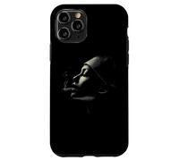 Moody Woman Smoking Profile Dark Noir Esthétique Coque pour iPhone 11 Pro