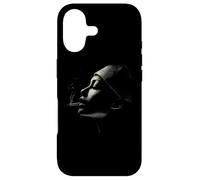 Moody Woman Smoking Profile Dark Noir Esthétique Coque pour iPhone 17
