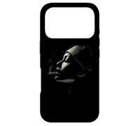 Moody Woman Smoking Profile Dark Noir Esthétique Coque pour iPhone 17 Pro