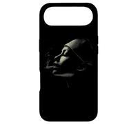 Moody Woman Smoking Profile Dark Noir Esthétique Coque pour iPhone Air