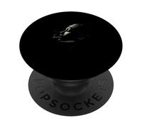 Moody Woman Smoking Profile Dark Noir Esthétique PopSockets PopGrip Adhésif