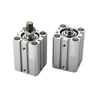 MOOEDJKL 1 vérin pneumatique CDQSB12-5D CQSB12-10D CDQSB16-15DM CQSB16-20D CQSB20-25D CDQSB20-30DM CDQSB25-40D CQSB25-50D(Cqsb16)