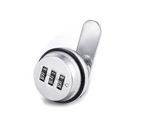 MOOEDJKL Serrure à Combinaison à 3 Chiffres for boîte aux Lettres, 7/8 po, à Came rotative for tiroir d'armoire(White-Fruit peach5)