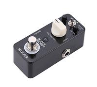 Mooer Black Secret Micro Mini Pédale D'effet de Guitare électrique à Distorsion True Bypass Vintage Turbo pour les Joueurs de Guitare électrique en Alliage D'aluminium Noir