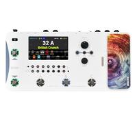 Mooer GE1000 - Modélisation d'amplificateur et Effets Multiples, avec Batterie - Blanc