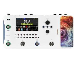 Mooer GE1000 - Modélisation d'amplificateur et Effets Multiples, avec Batterie - Blanc